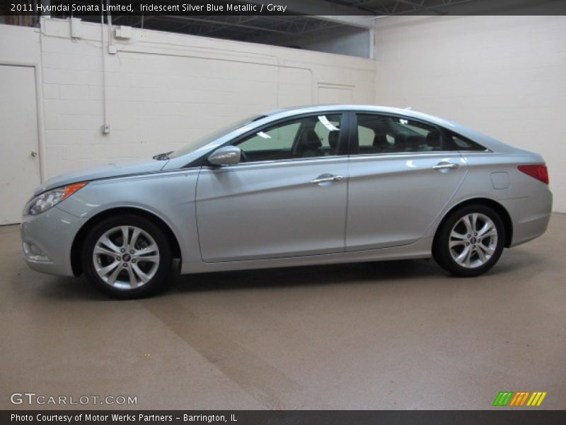 Iridescent Silver Blue Metallic / Gray 2011 Hyundai Sonata Limited