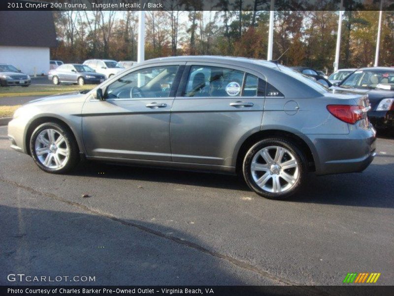 Tungsten Metallic / Black 2011 Chrysler 200 Touring