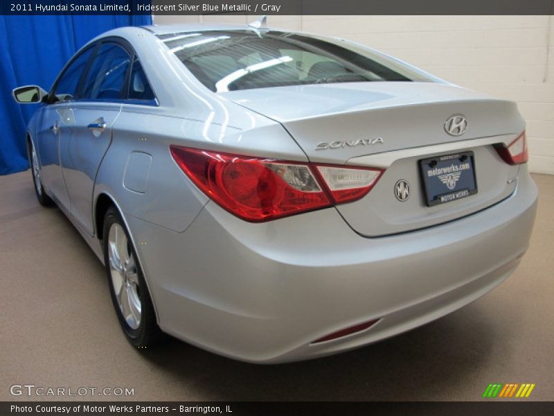 Iridescent Silver Blue Metallic / Gray 2011 Hyundai Sonata Limited