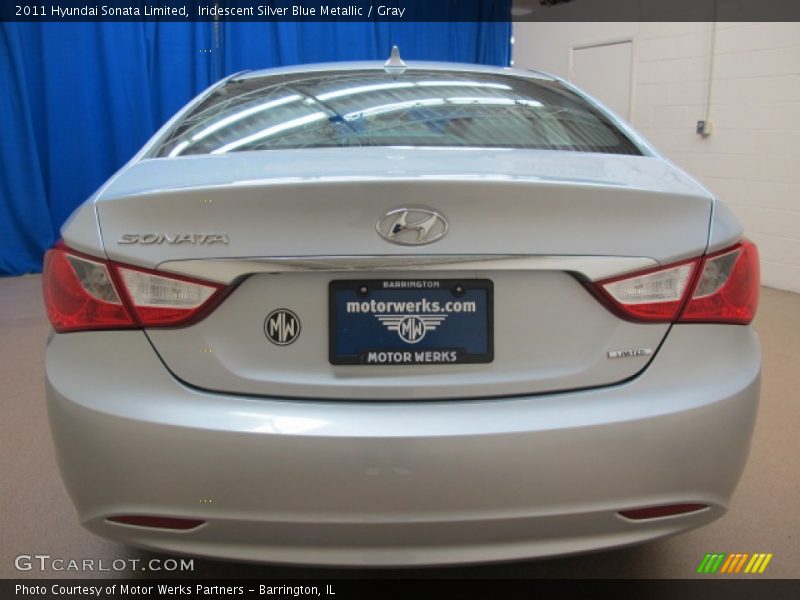 Iridescent Silver Blue Metallic / Gray 2011 Hyundai Sonata Limited