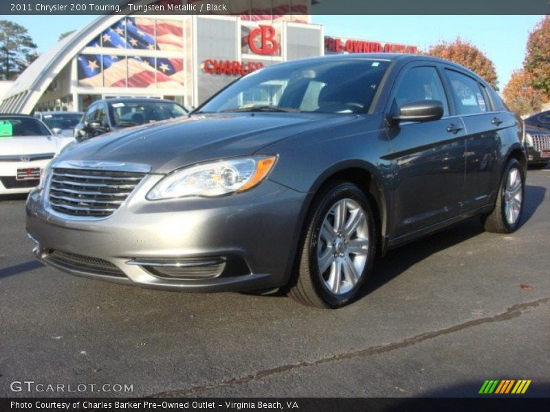 Tungsten Metallic / Black 2011 Chrysler 200 Touring