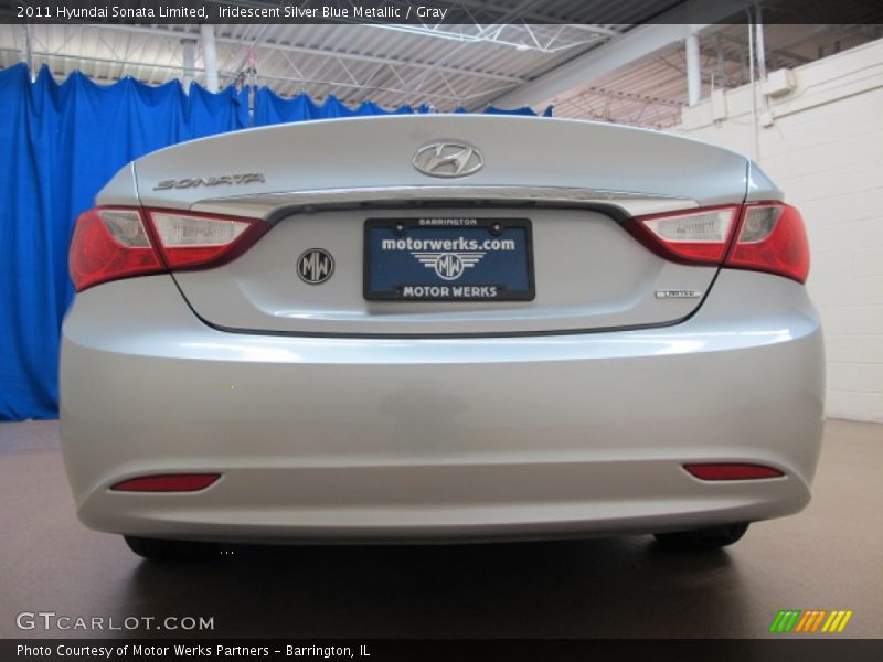 Iridescent Silver Blue Metallic / Gray 2011 Hyundai Sonata Limited