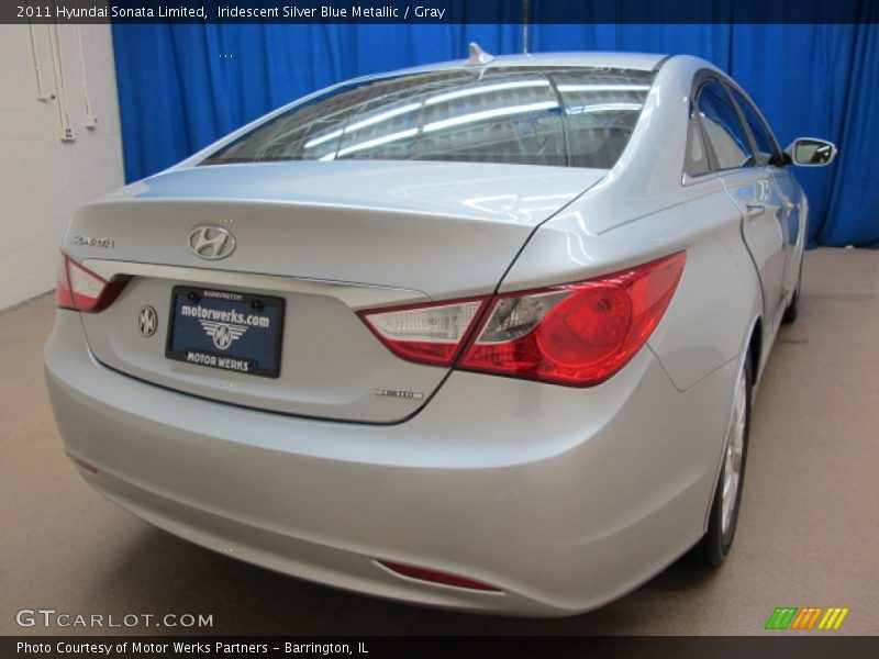 Iridescent Silver Blue Metallic / Gray 2011 Hyundai Sonata Limited