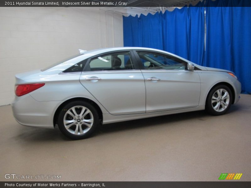 Iridescent Silver Blue Metallic / Gray 2011 Hyundai Sonata Limited
