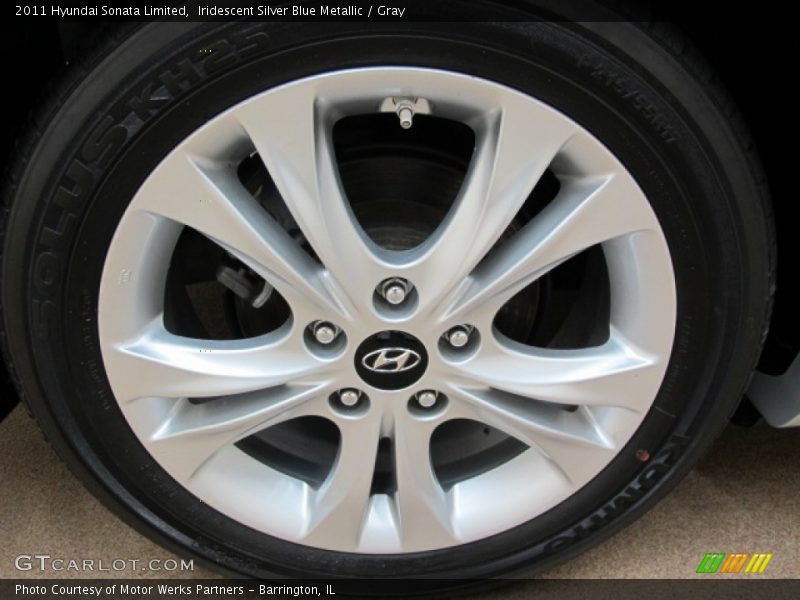 Iridescent Silver Blue Metallic / Gray 2011 Hyundai Sonata Limited
