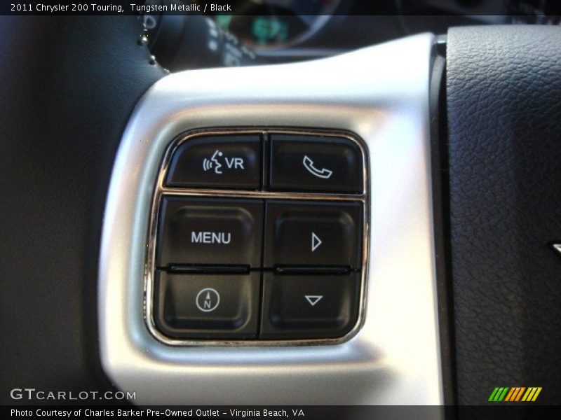 Tungsten Metallic / Black 2011 Chrysler 200 Touring