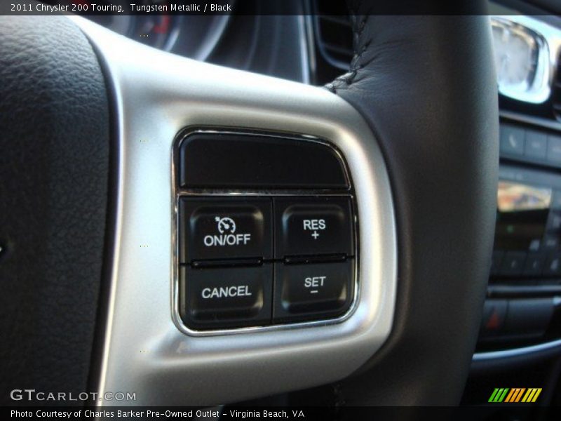 Tungsten Metallic / Black 2011 Chrysler 200 Touring