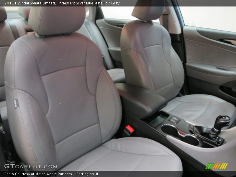 Iridescent Silver Blue Metallic / Gray 2011 Hyundai Sonata Limited