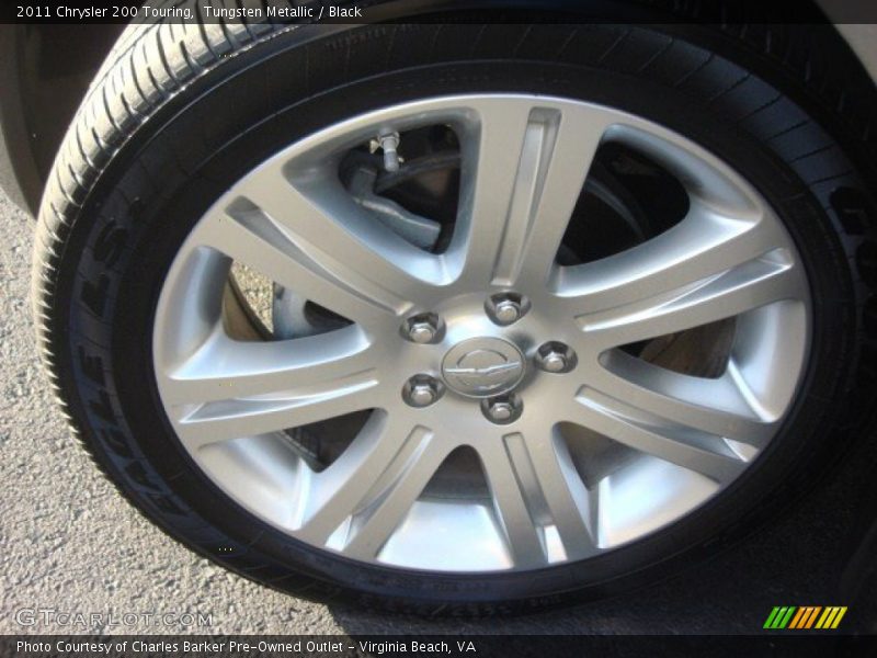 Tungsten Metallic / Black 2011 Chrysler 200 Touring