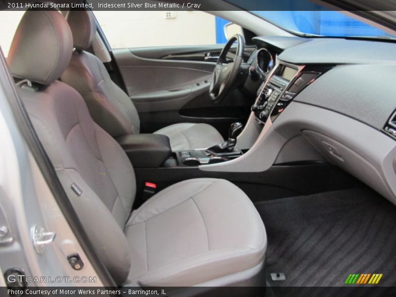 Iridescent Silver Blue Metallic / Gray 2011 Hyundai Sonata Limited