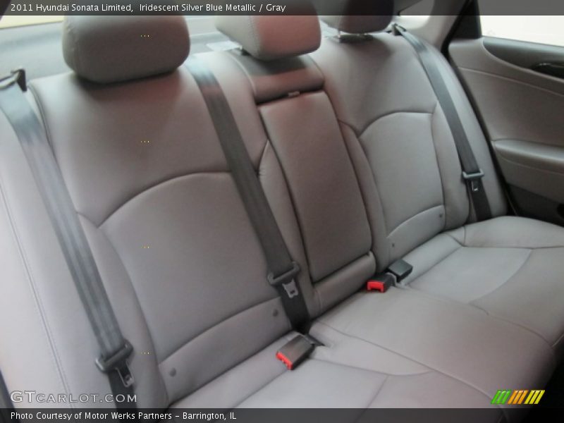 Iridescent Silver Blue Metallic / Gray 2011 Hyundai Sonata Limited