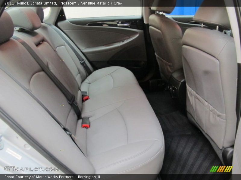 Iridescent Silver Blue Metallic / Gray 2011 Hyundai Sonata Limited