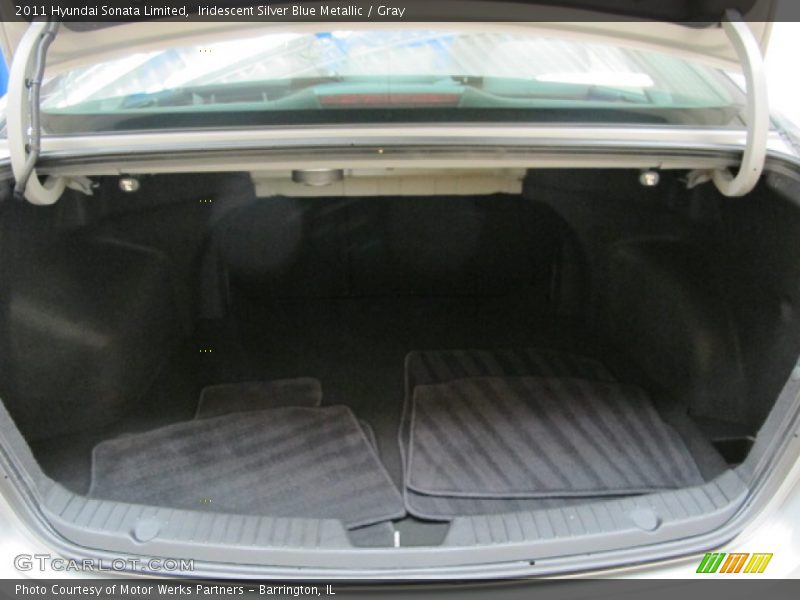 Iridescent Silver Blue Metallic / Gray 2011 Hyundai Sonata Limited