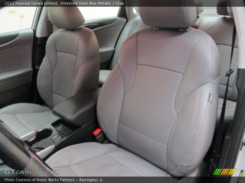 Iridescent Silver Blue Metallic / Gray 2011 Hyundai Sonata Limited