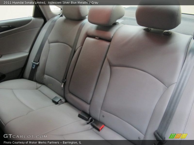 Iridescent Silver Blue Metallic / Gray 2011 Hyundai Sonata Limited