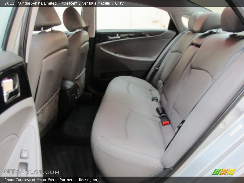 Iridescent Silver Blue Metallic / Gray 2011 Hyundai Sonata Limited