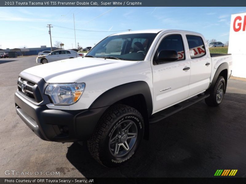 Super White / Graphite 2013 Toyota Tacoma V6 TSS Prerunner Double Cab