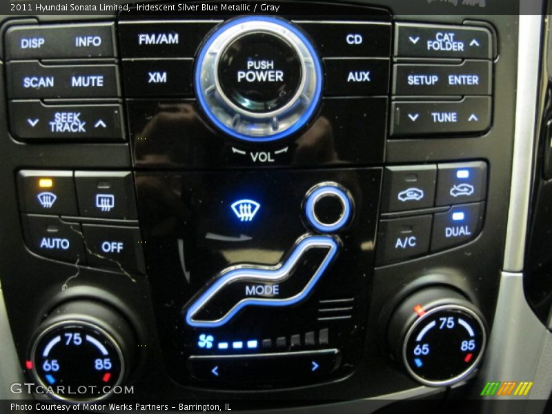 Iridescent Silver Blue Metallic / Gray 2011 Hyundai Sonata Limited