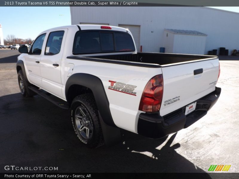 Super White / Graphite 2013 Toyota Tacoma V6 TSS Prerunner Double Cab