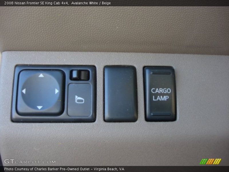 Avalanche White / Beige 2008 Nissan Frontier SE King Cab 4x4