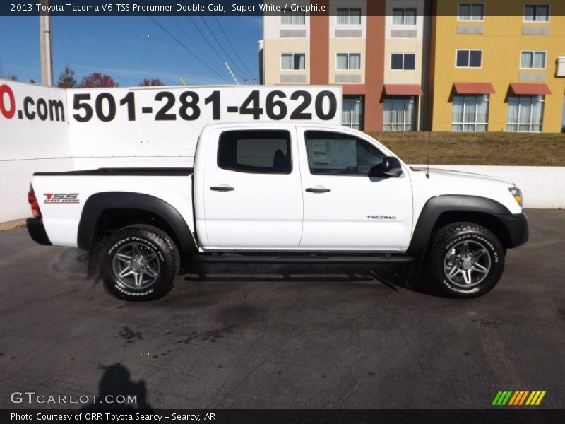 Super White / Graphite 2013 Toyota Tacoma V6 TSS Prerunner Double Cab