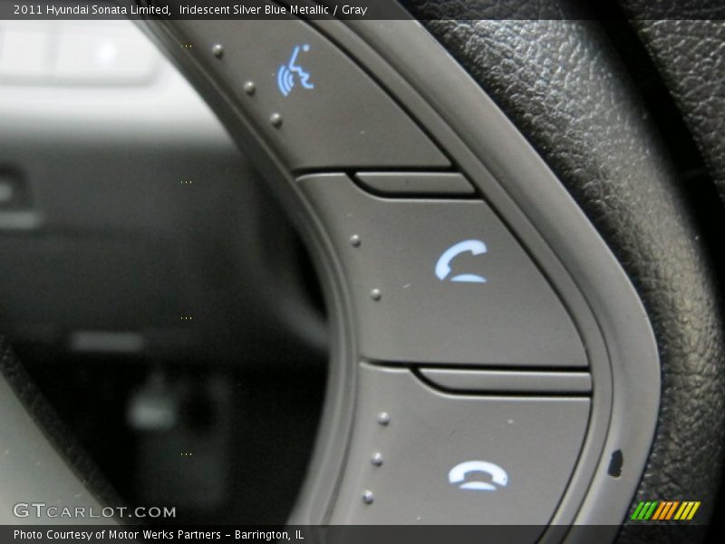 Iridescent Silver Blue Metallic / Gray 2011 Hyundai Sonata Limited