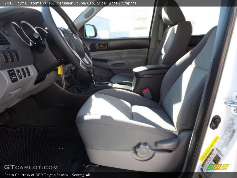 Super White / Graphite 2013 Toyota Tacoma V6 TSS Prerunner Double Cab