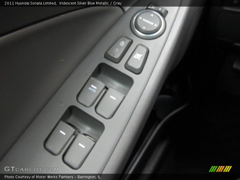 Iridescent Silver Blue Metallic / Gray 2011 Hyundai Sonata Limited
