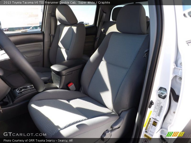 Super White / Graphite 2013 Toyota Tacoma V6 TSS Prerunner Double Cab