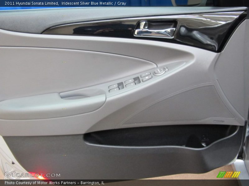 Iridescent Silver Blue Metallic / Gray 2011 Hyundai Sonata Limited