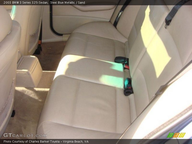 Steel Blue Metallic / Sand 2003 BMW 3 Series 325i Sedan