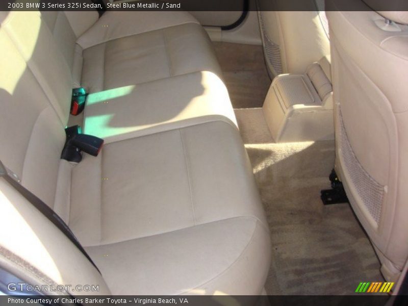 Steel Blue Metallic / Sand 2003 BMW 3 Series 325i Sedan