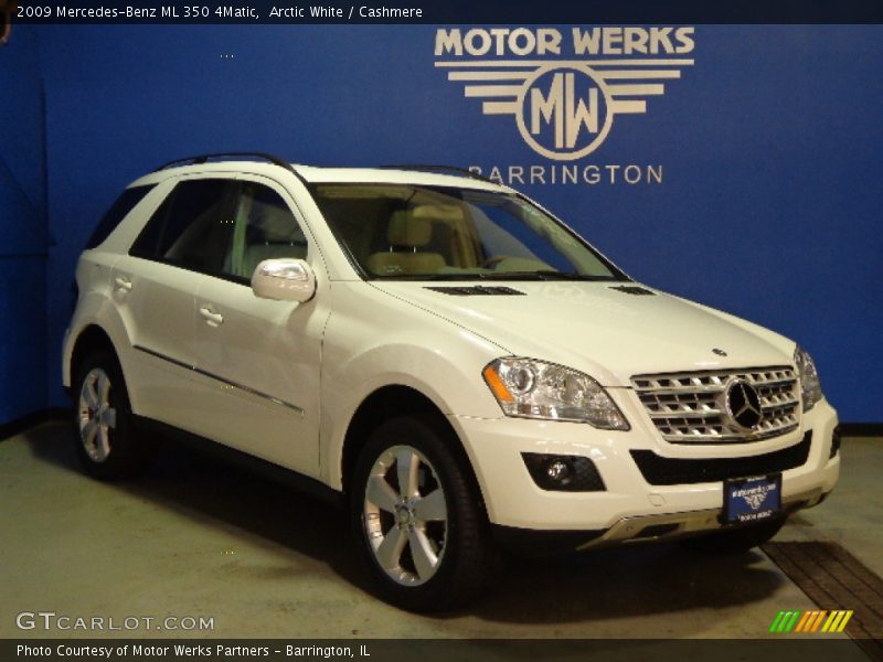 Arctic White / Cashmere 2009 Mercedes-Benz ML 350 4Matic