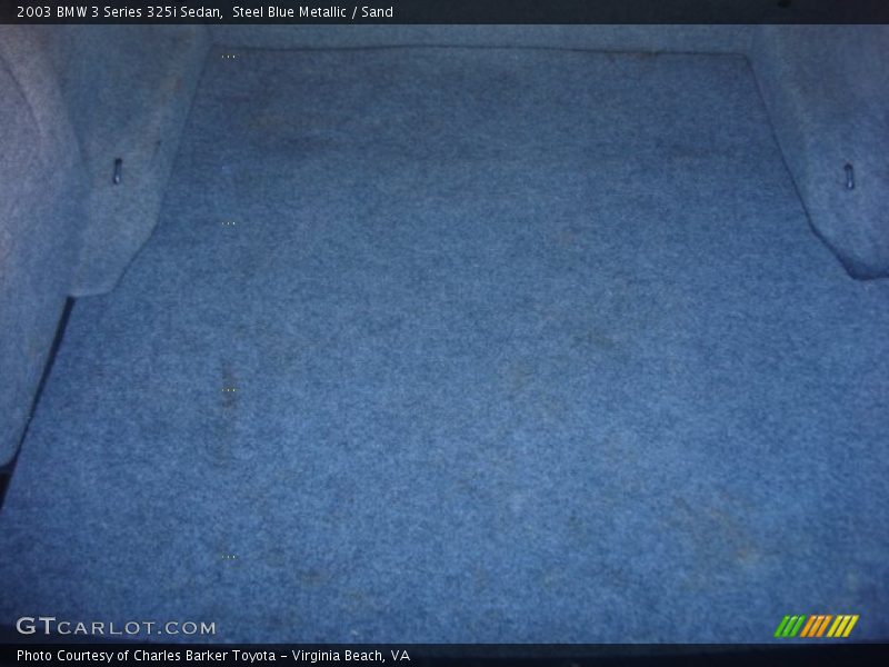 Steel Blue Metallic / Sand 2003 BMW 3 Series 325i Sedan