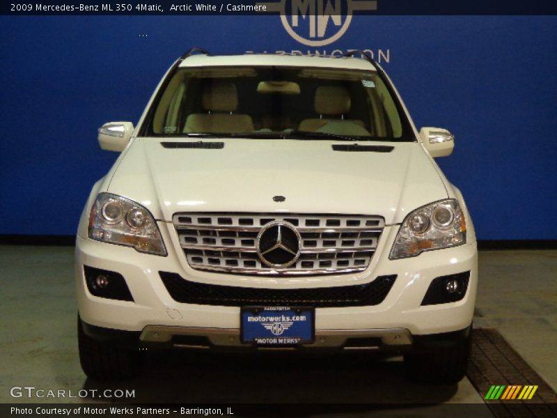 Arctic White / Cashmere 2009 Mercedes-Benz ML 350 4Matic