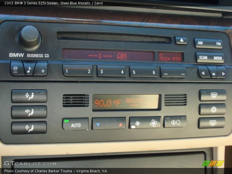Steel Blue Metallic / Sand 2003 BMW 3 Series 325i Sedan