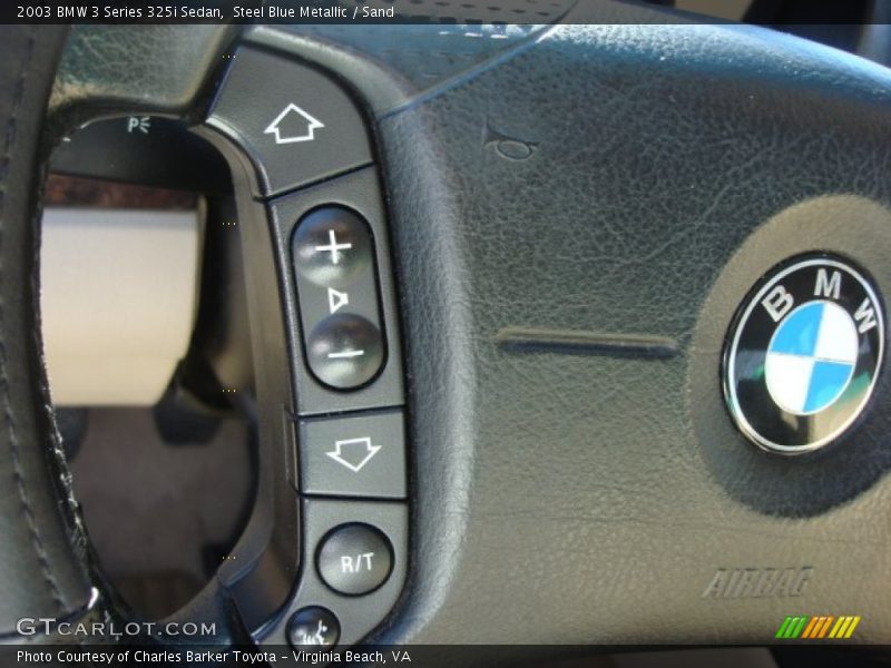 Steel Blue Metallic / Sand 2003 BMW 3 Series 325i Sedan