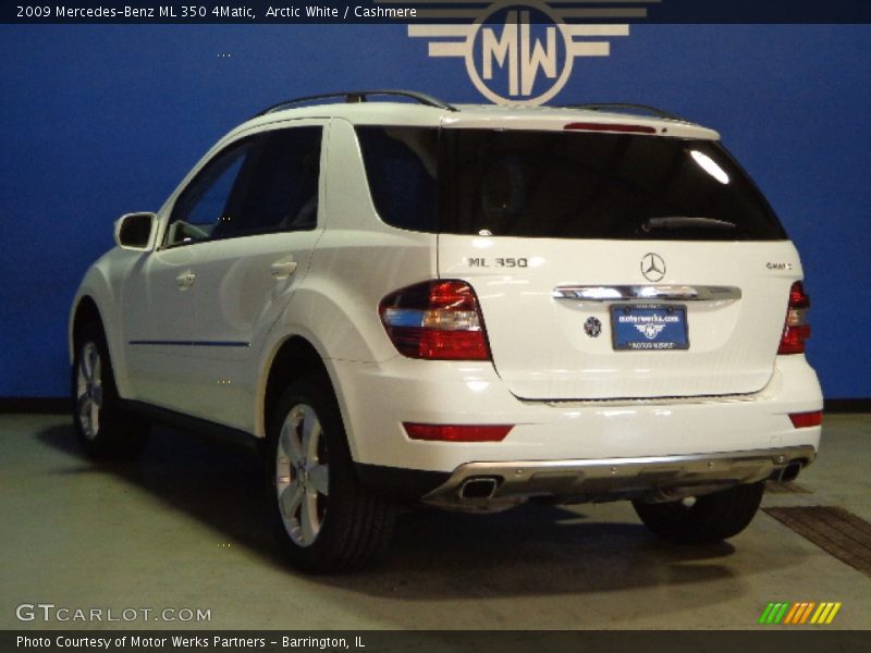 Arctic White / Cashmere 2009 Mercedes-Benz ML 350 4Matic