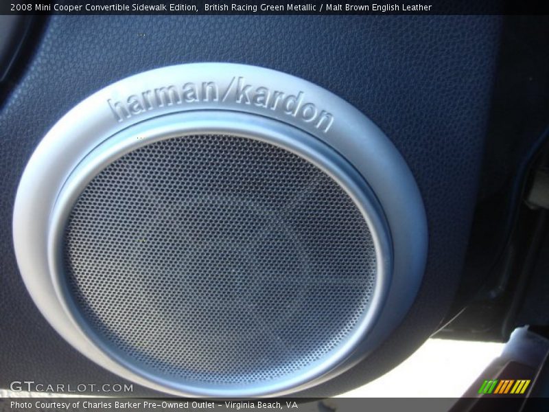 British Racing Green Metallic / Malt Brown English Leather 2008 Mini Cooper Convertible Sidewalk Edition