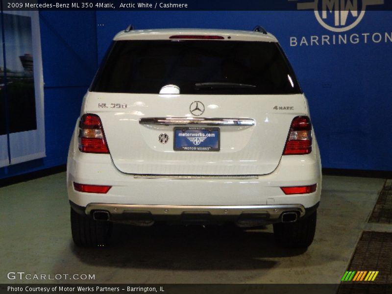 Arctic White / Cashmere 2009 Mercedes-Benz ML 350 4Matic