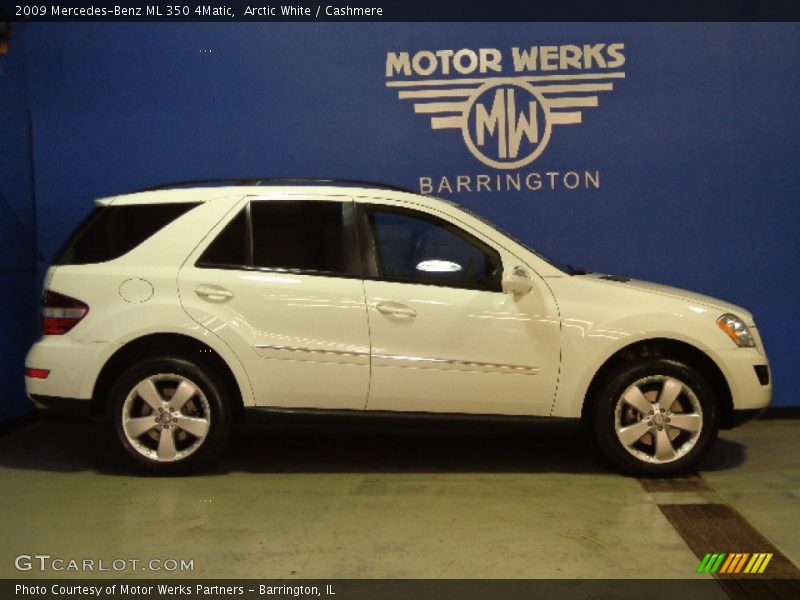 Arctic White / Cashmere 2009 Mercedes-Benz ML 350 4Matic