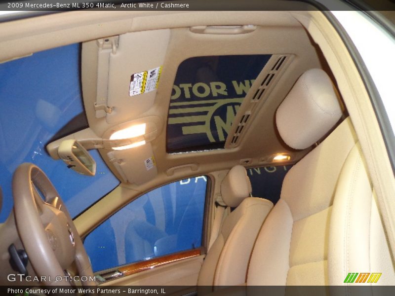 Arctic White / Cashmere 2009 Mercedes-Benz ML 350 4Matic