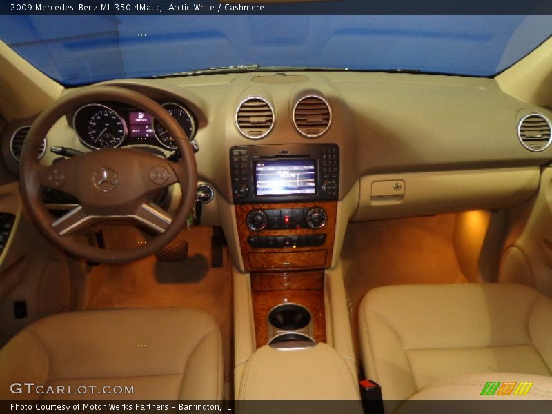 Arctic White / Cashmere 2009 Mercedes-Benz ML 350 4Matic