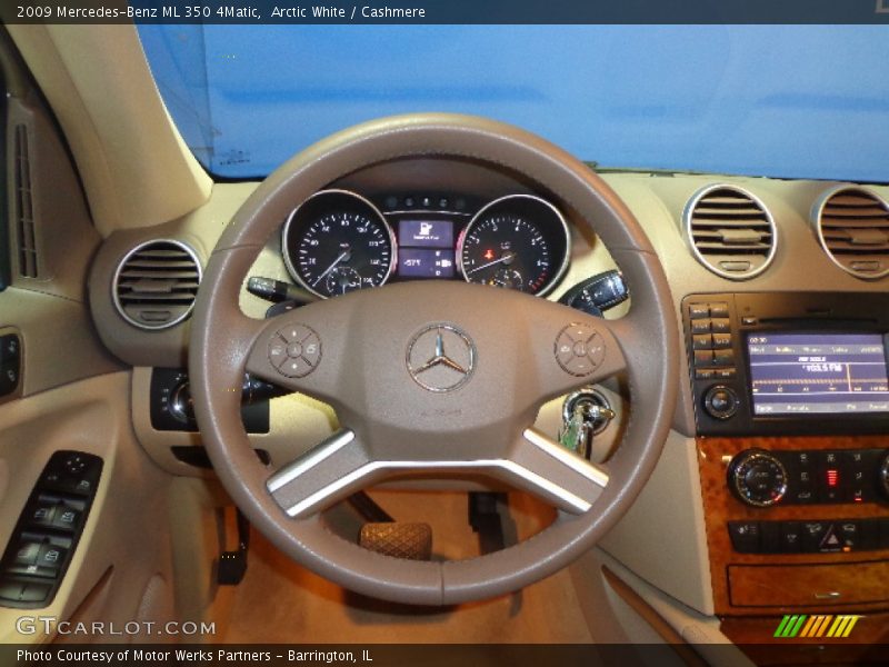 Arctic White / Cashmere 2009 Mercedes-Benz ML 350 4Matic