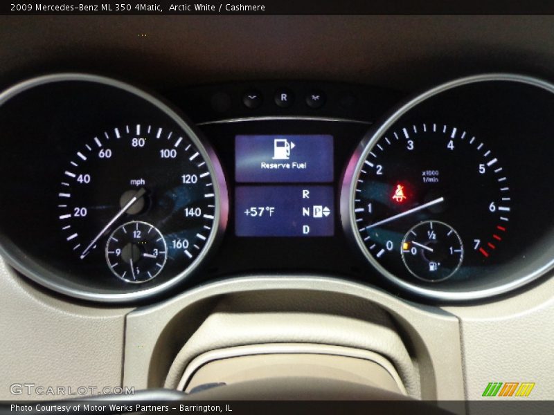 Arctic White / Cashmere 2009 Mercedes-Benz ML 350 4Matic