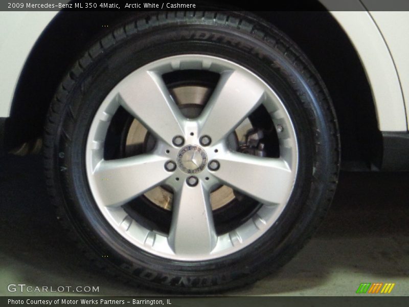 Arctic White / Cashmere 2009 Mercedes-Benz ML 350 4Matic
