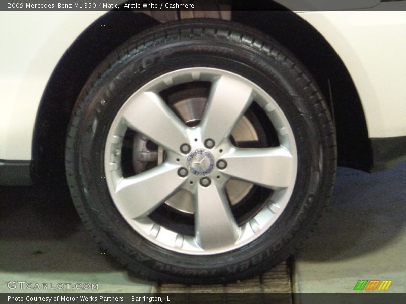 Arctic White / Cashmere 2009 Mercedes-Benz ML 350 4Matic