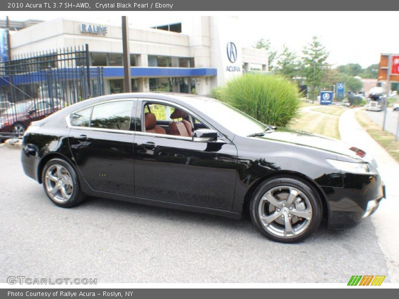 Crystal Black Pearl / Ebony 2010 Acura TL 3.7 SH-AWD