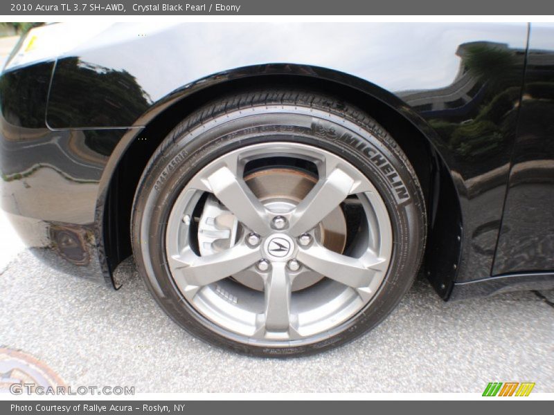 Crystal Black Pearl / Ebony 2010 Acura TL 3.7 SH-AWD