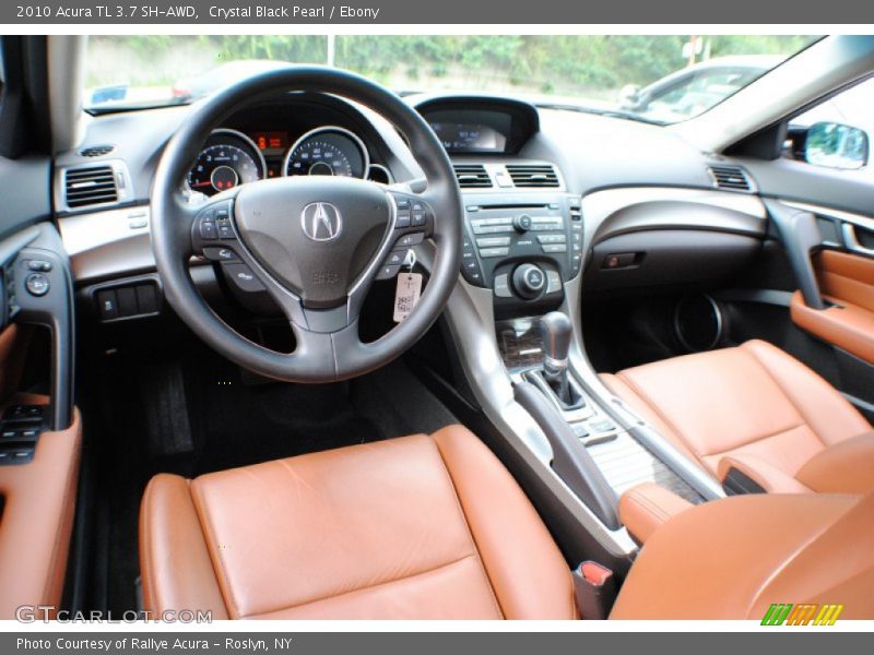 Crystal Black Pearl / Ebony 2010 Acura TL 3.7 SH-AWD